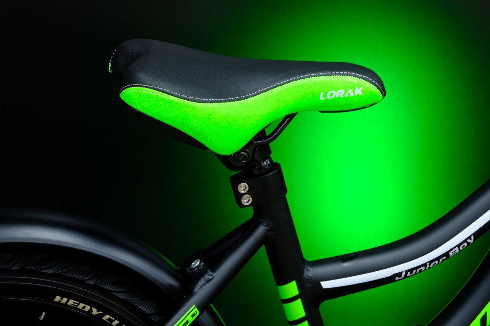Lorak Junior 16 Boy Матовый Чёрный/Зелёный