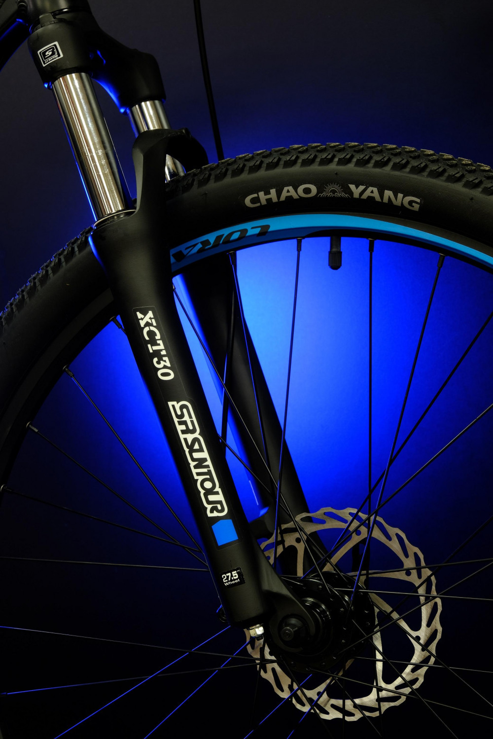 Lorak 1.0 Матовый Чёрный/Синий рама 17 (на рост 155-173) (27.5)