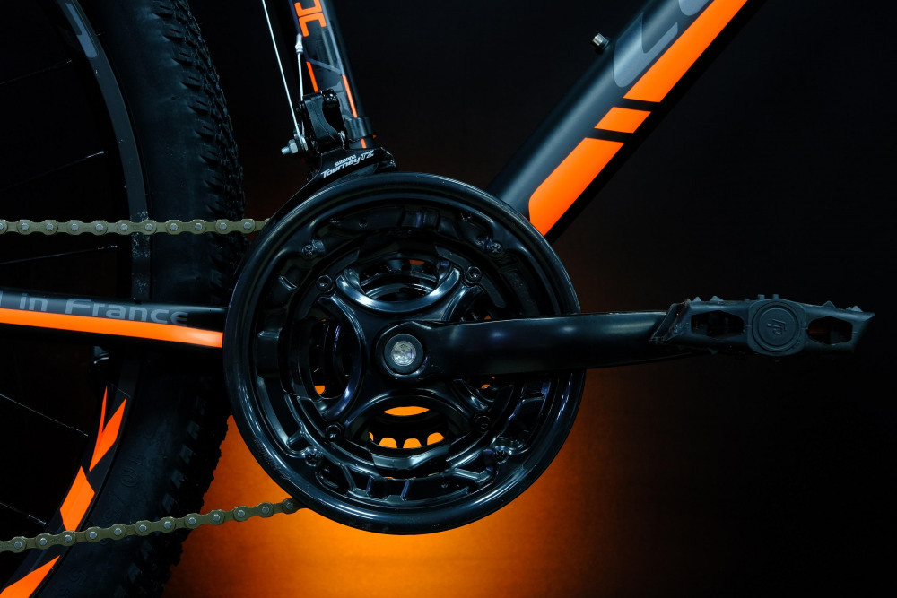 Lorak MAX 150 Матовый Чёрный/Оранжевый 15р (на рост 141-160)