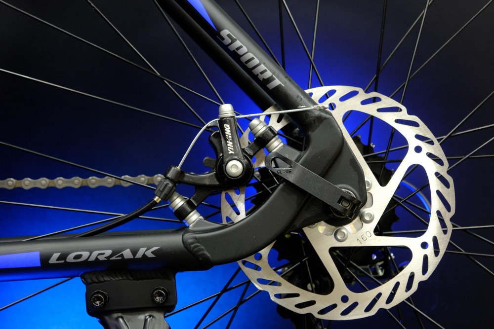 LORAK M-07 Prom Матовый Чёрный/Синий 19р (на рост 171-182)