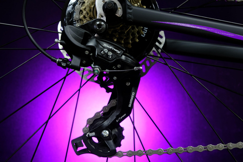 Lorak Glory 2000 Матовый Чёрный/Фиолетовый рама 19 (на рост 171-182)