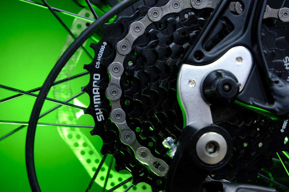 Lorak 7.0 Матовый Чёрный/Зелёный рама 21 (на рост 183-190)