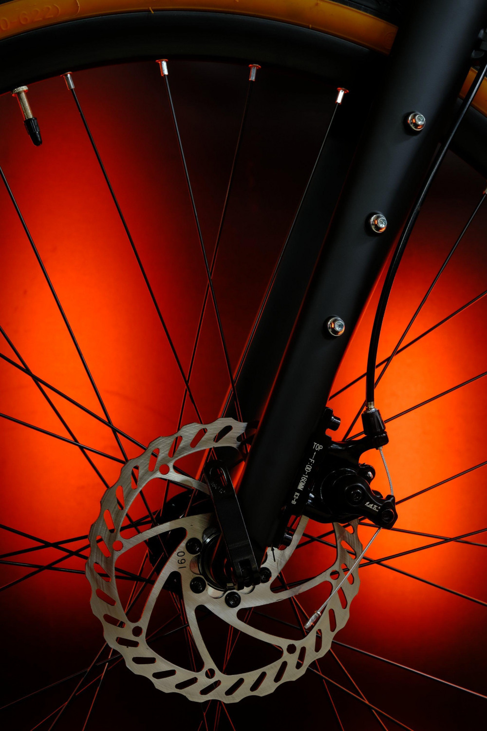 LORAK Grav 101 550mm Матовый Чёрный/Коричневый