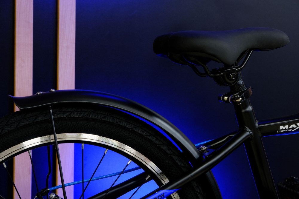 HEAM 20 FATBOY Disk Матовый Чёрный/Синий